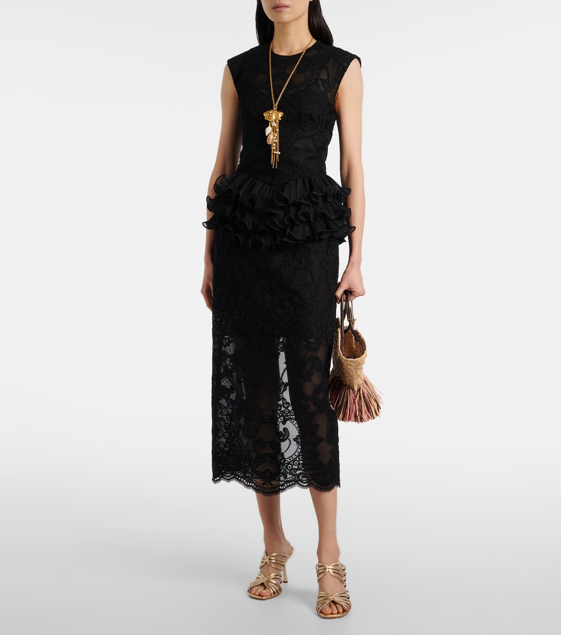 Midikleid mit Spitze | Zimmermann