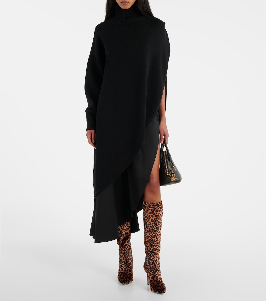 Bedruckte Stiefel 85 aus Samt | Gianvito Rossi