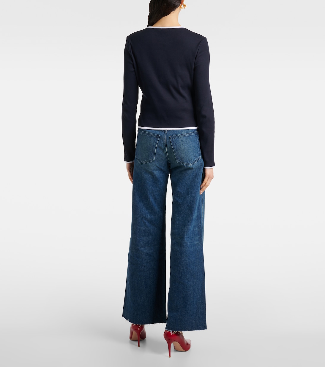 Wilmer cotton-blend cardigan | Veronica Beard