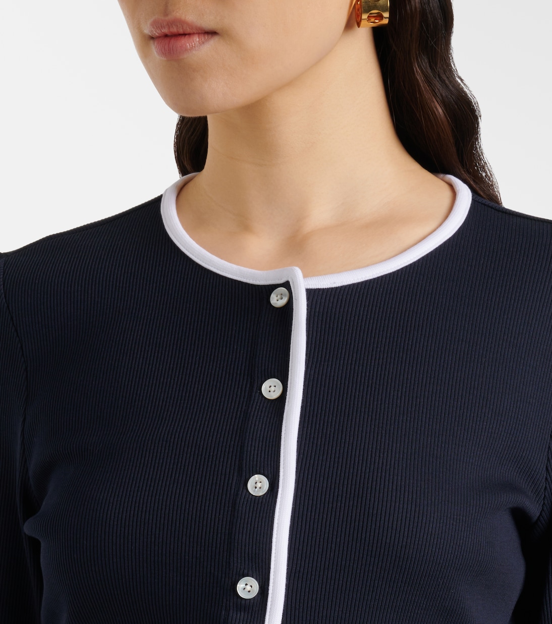 Wilmer cotton-blend cardigan | Veronica Beard