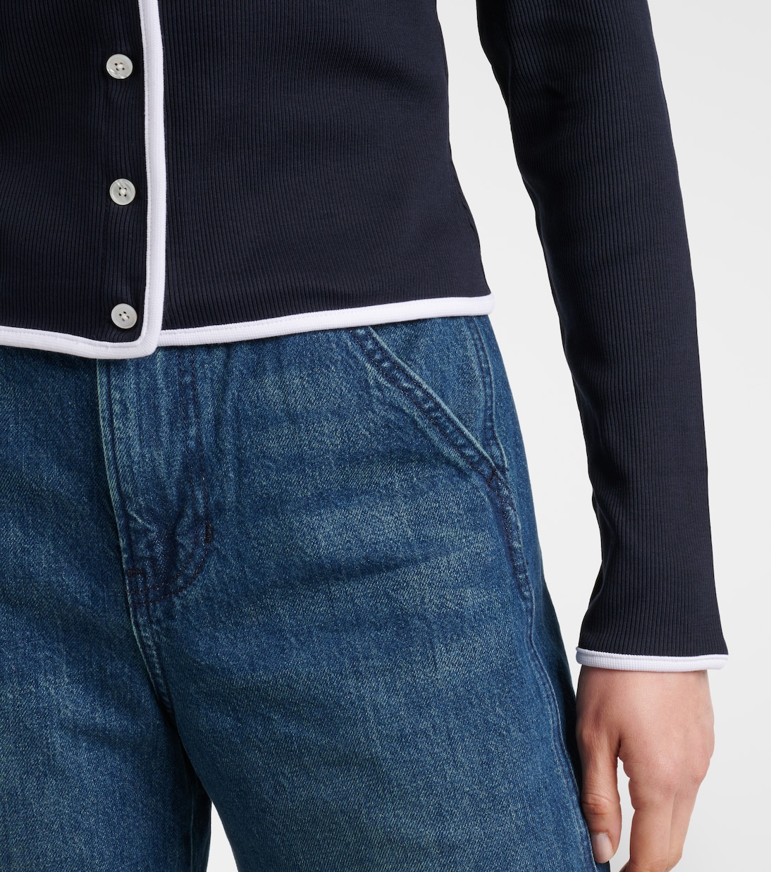 Wilmer cotton-blend cardigan | Veronica Beard