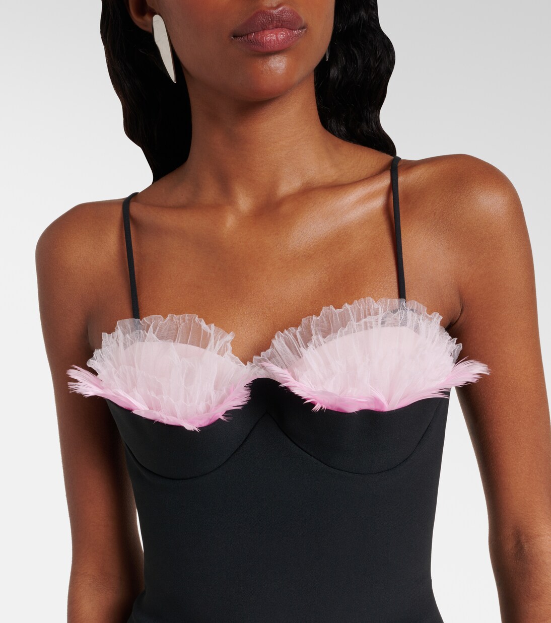 Robe à plumes  | David Koma