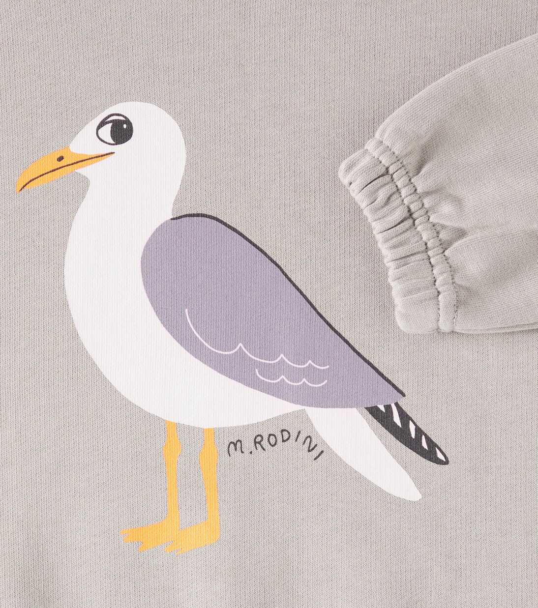 Seagull cotton jersey sweatshirt | Mini Rodini