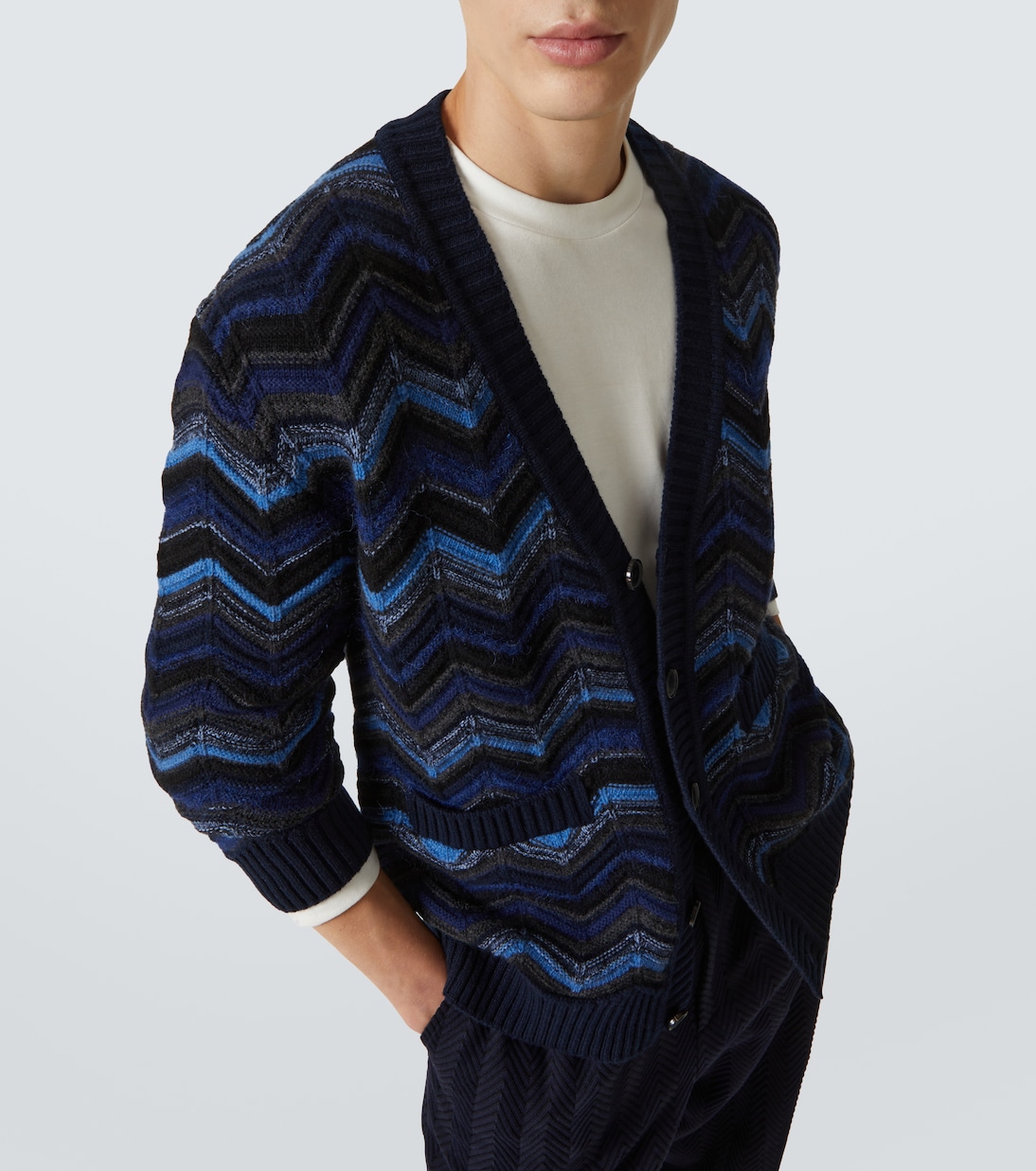 Zigzag wool-blend cardigan | Missoni