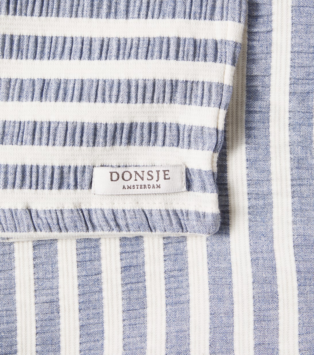 Striped cotton-blend shorts | Donsje
