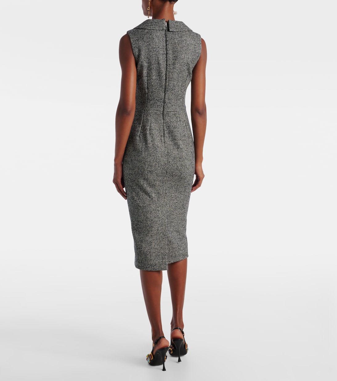 Midikleid aus einem Wollgemisch | Dolce&Gabbana