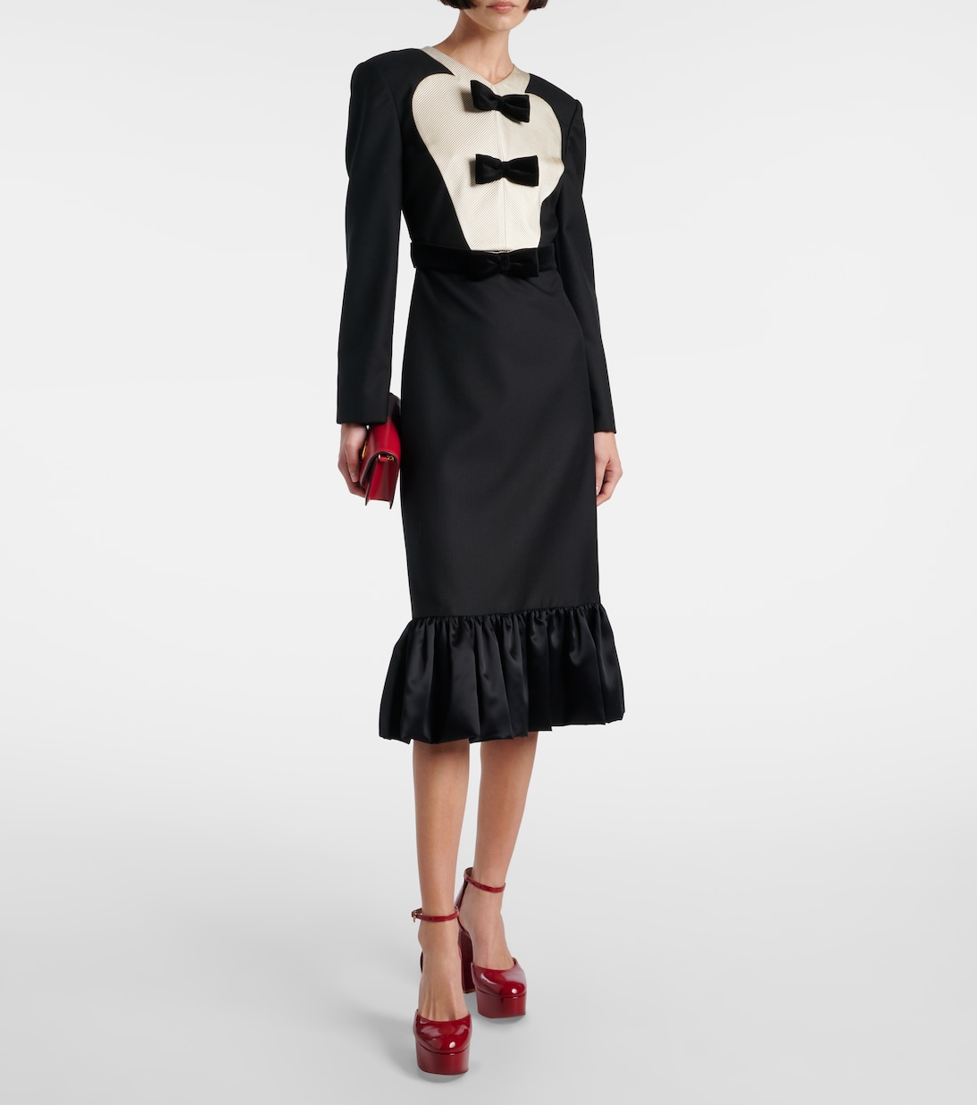 Pumps Hilary 100 in vernice con plateau | Gianvito Rossi