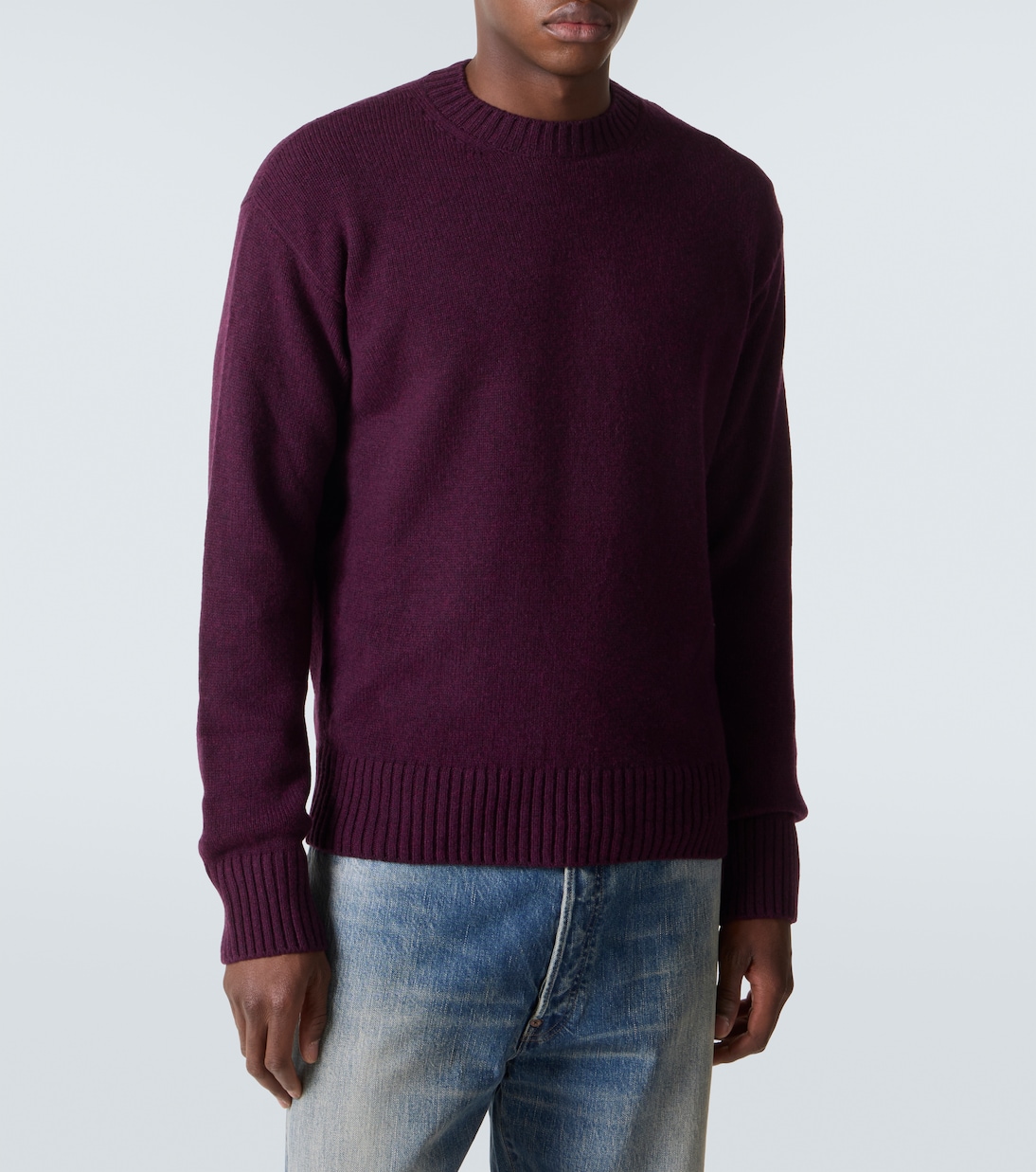 Ribbed-knit wool and cashmere sweater | Moncler