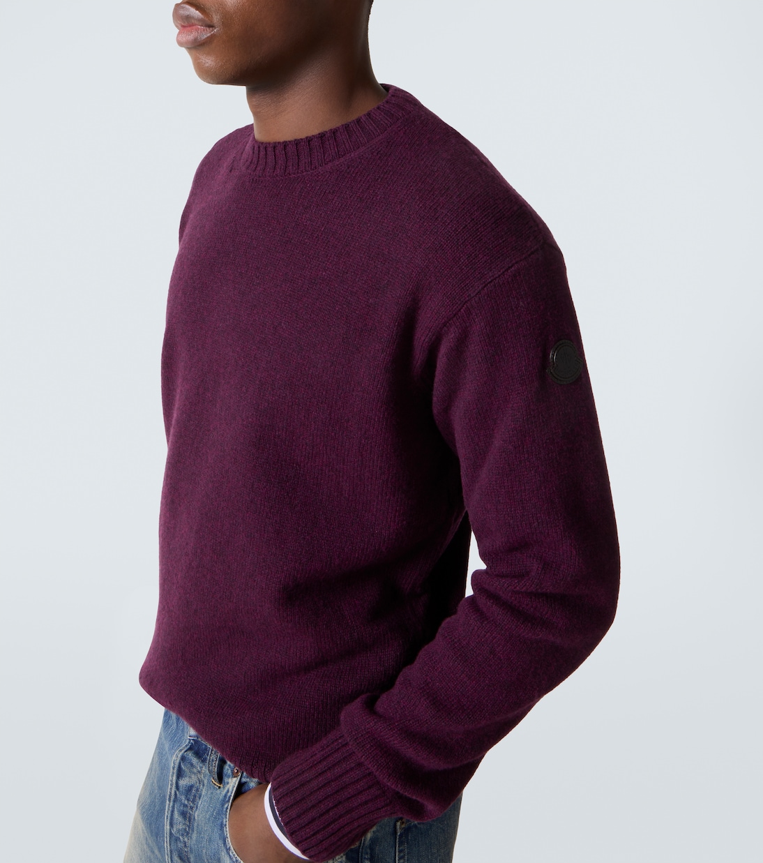 Ribbed-knit wool and cashmere sweater | Moncler