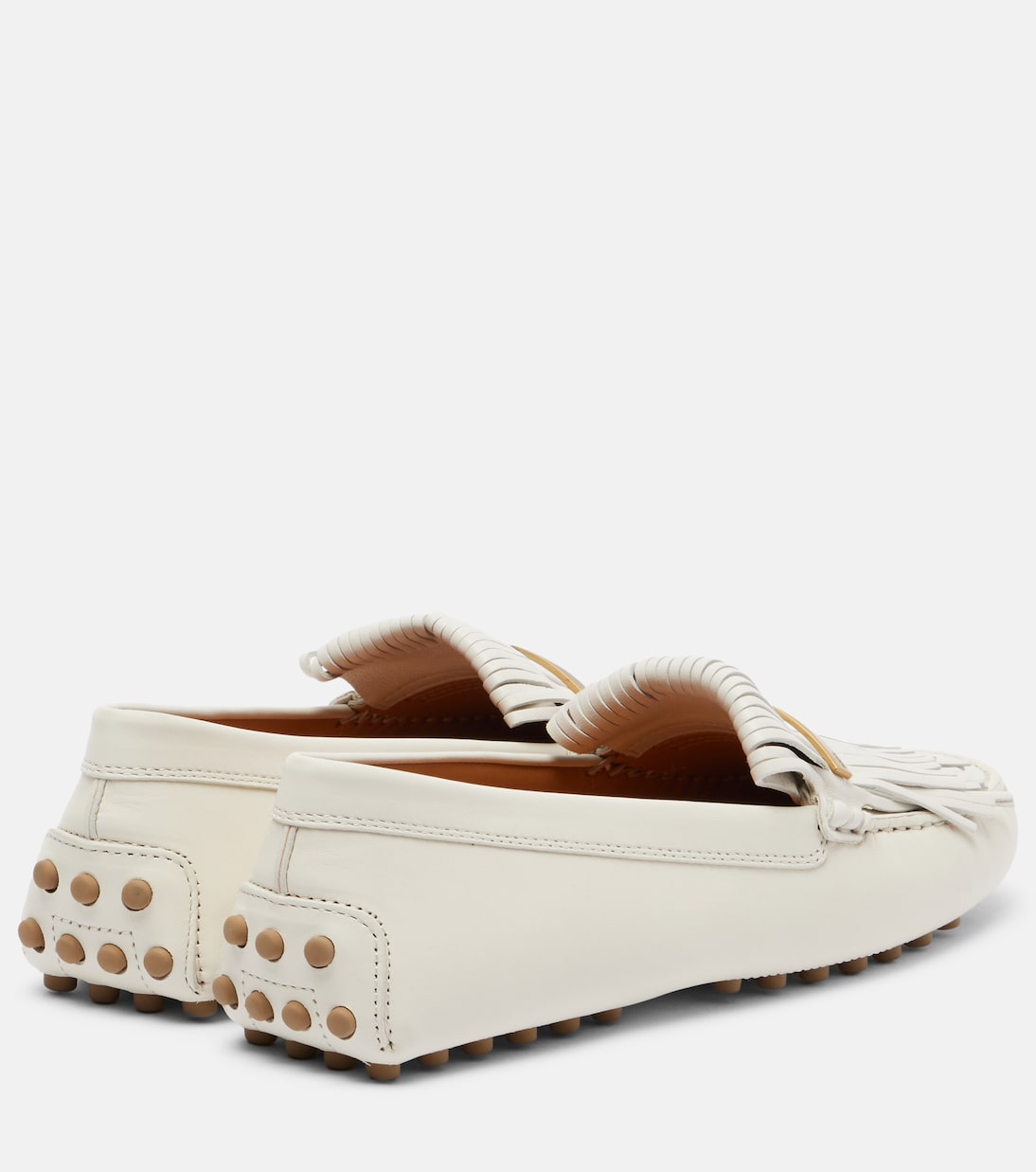 Gommino fringed leather driving shoes | Tod's
