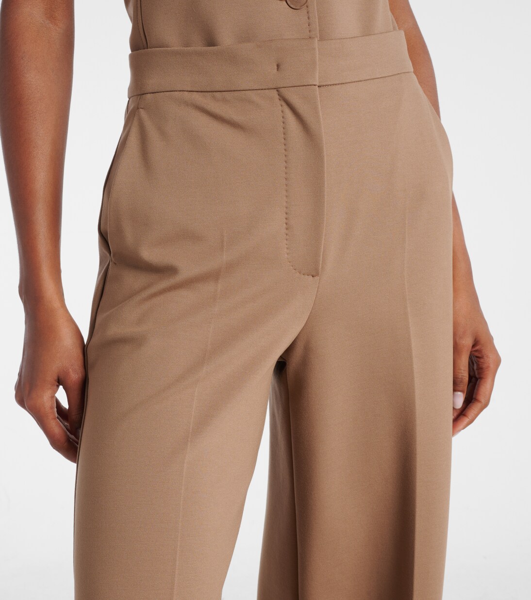 Pantalon ample Biada à taille haute | Max Mara