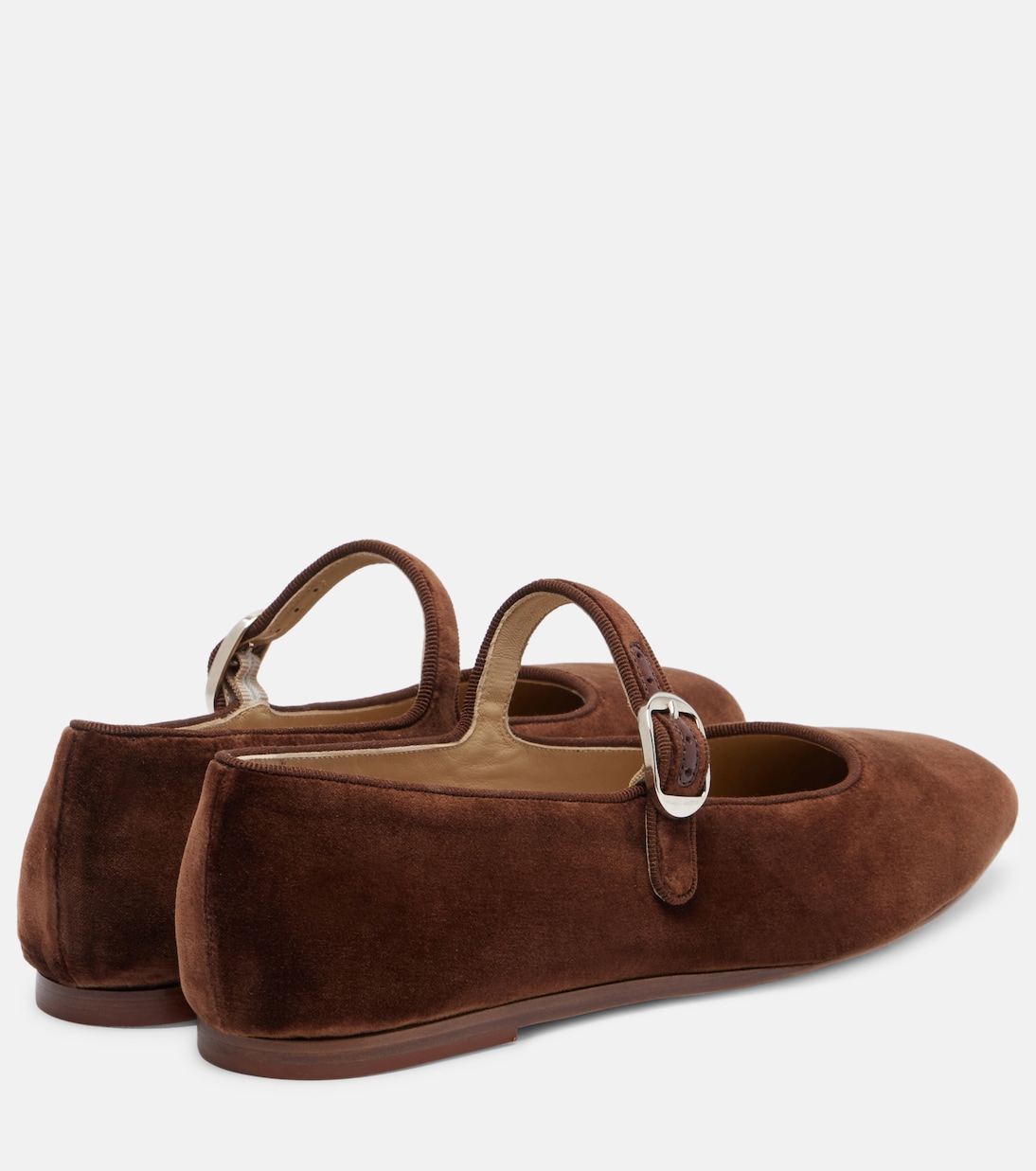 天鹅绒玛丽珍平底鞋 | Le Monde Béryl