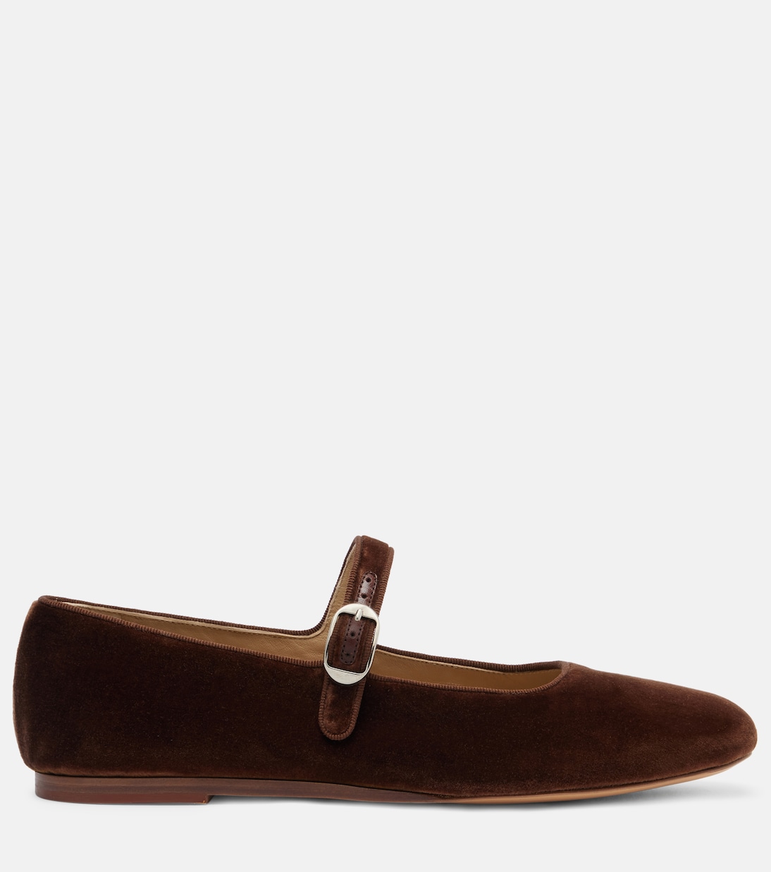 天鹅绒玛丽珍平底鞋 | Le Monde Béryl