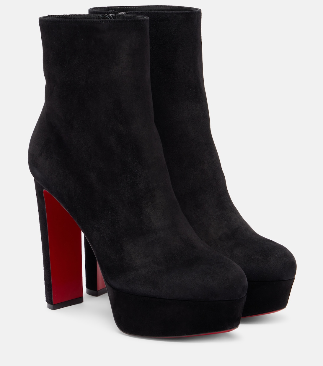 Loo Booty 130 suede ankle boots | Christian Louboutin