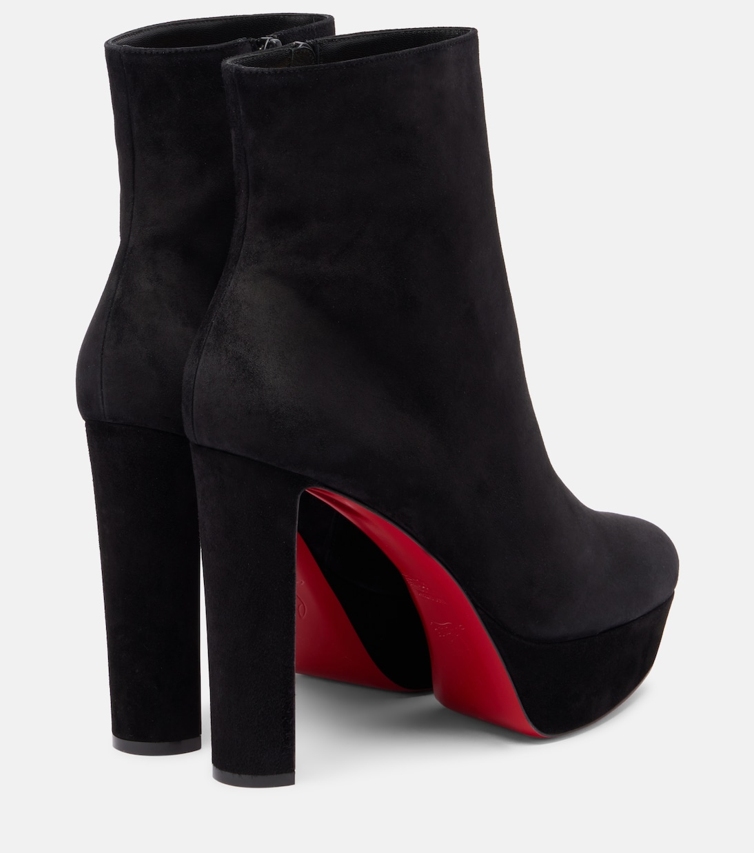 Loo Booty 130 suede ankle boots | Christian Louboutin