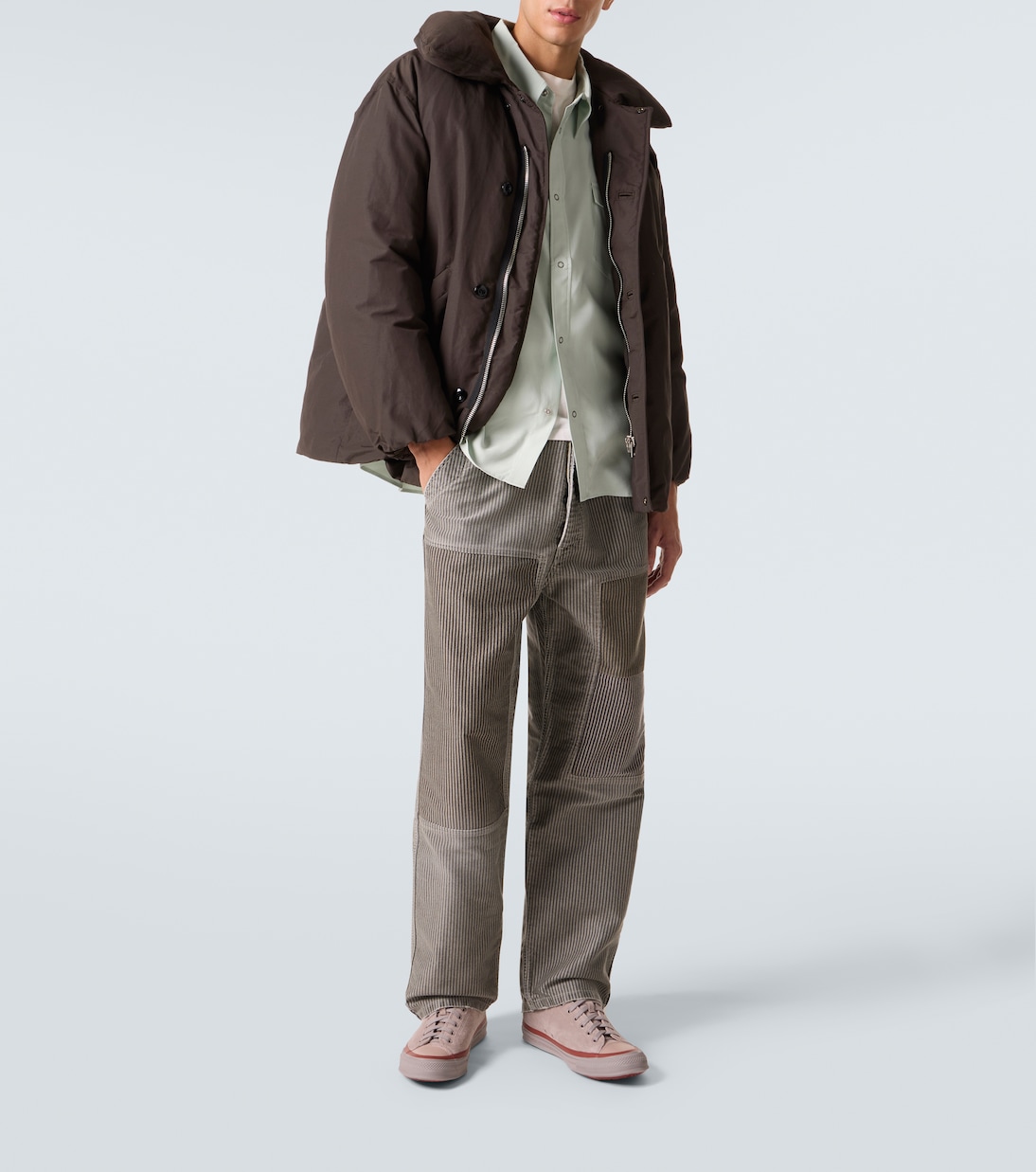 Pastoral striped cotton wide-leg pants | Visvim