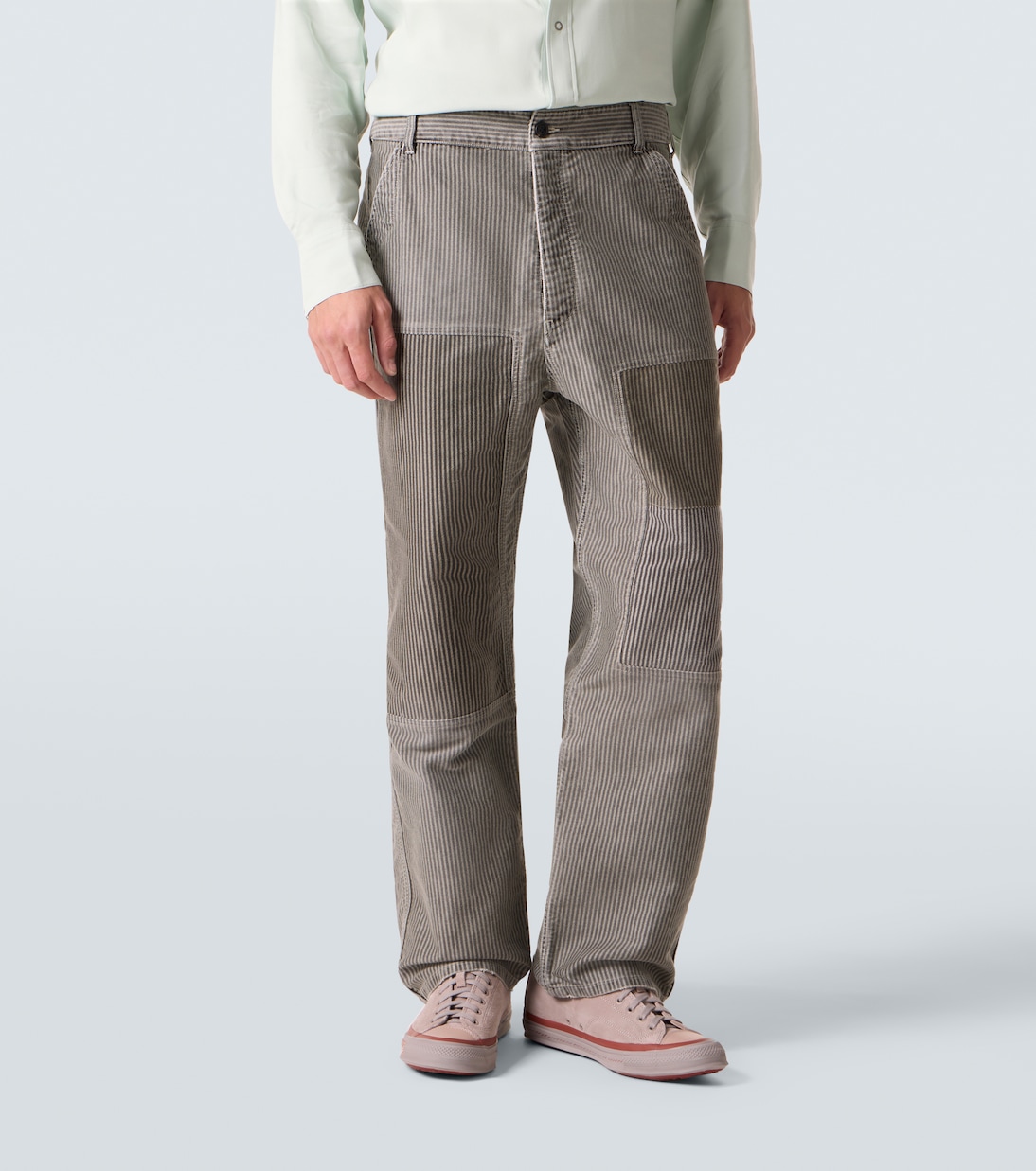 Pastoral striped cotton wide-leg pants | Visvim