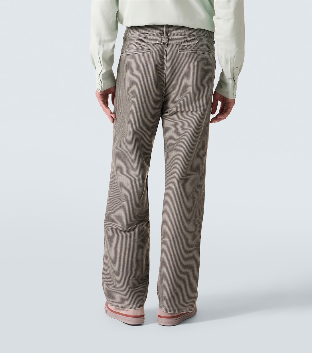 Pastoral striped cotton wide-leg pants | Visvim