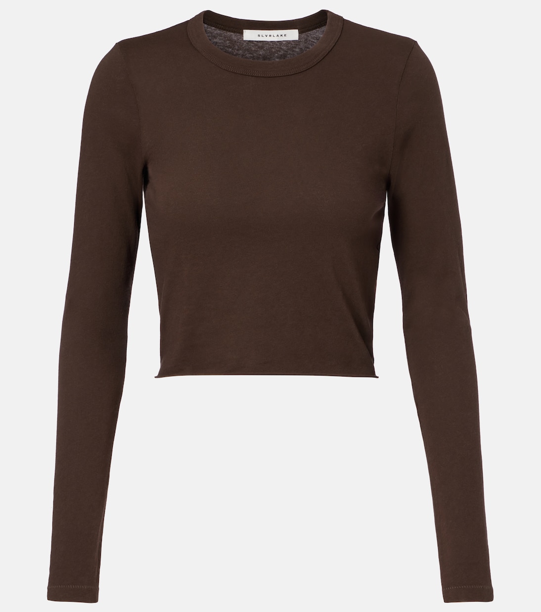 Baby cropped cotton jersey T-shirt | Slvrlake