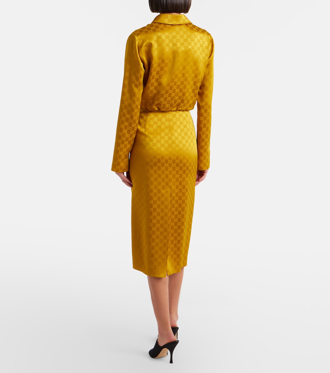 GG jacquard shirt dress | Gucci