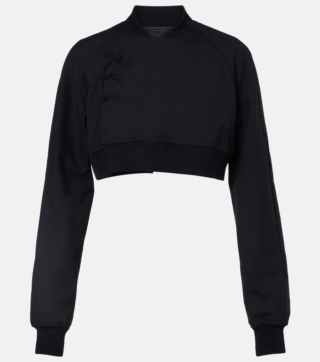 Cropped wool top | Noir Kei Ninomiya