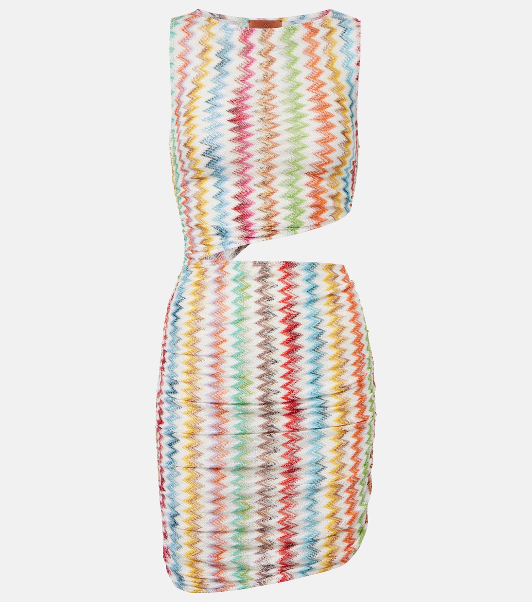 Zigzag cutout lamé beach dress | Missoni