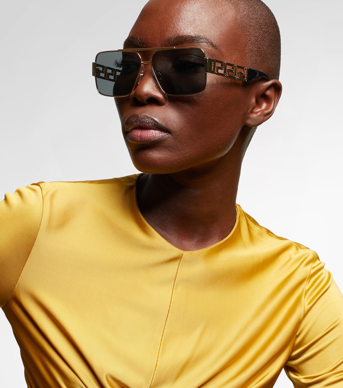 Eckige Sonnenbrille Greca | Versace