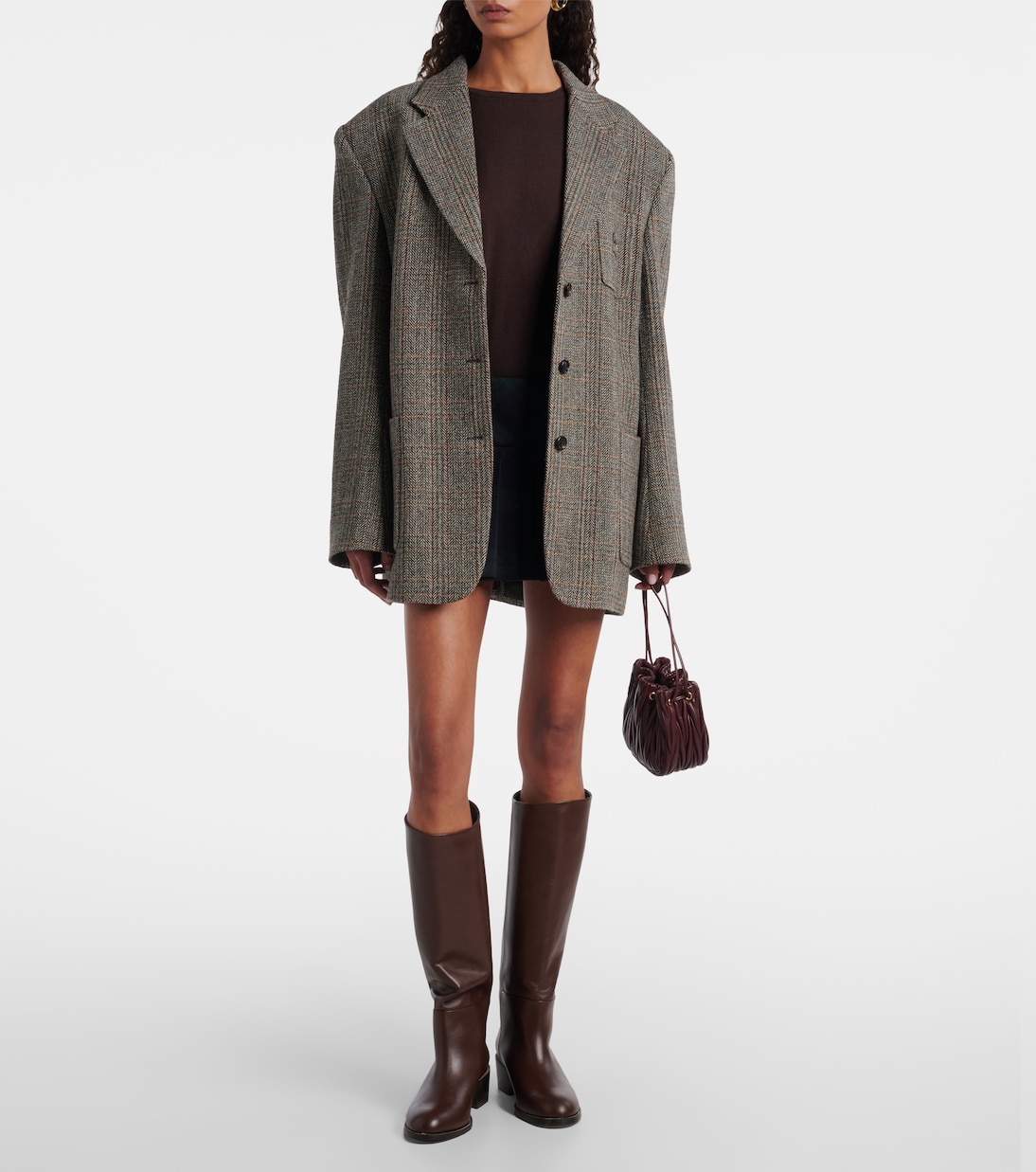 Sellier leather knee-high boots | Aquazzura