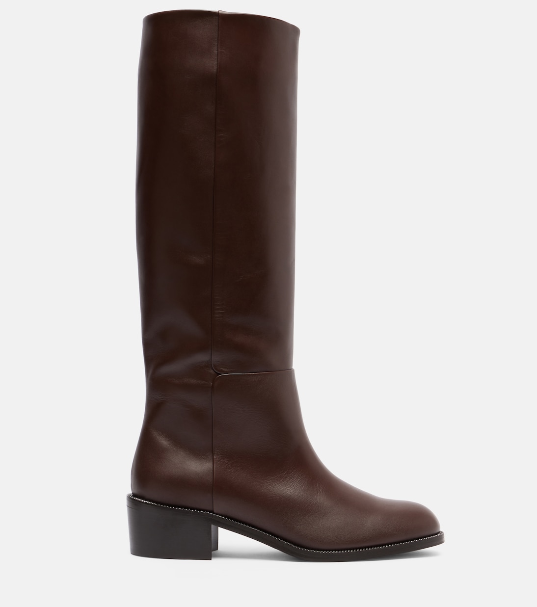 Sellier leather knee-high boots | Aquazzura