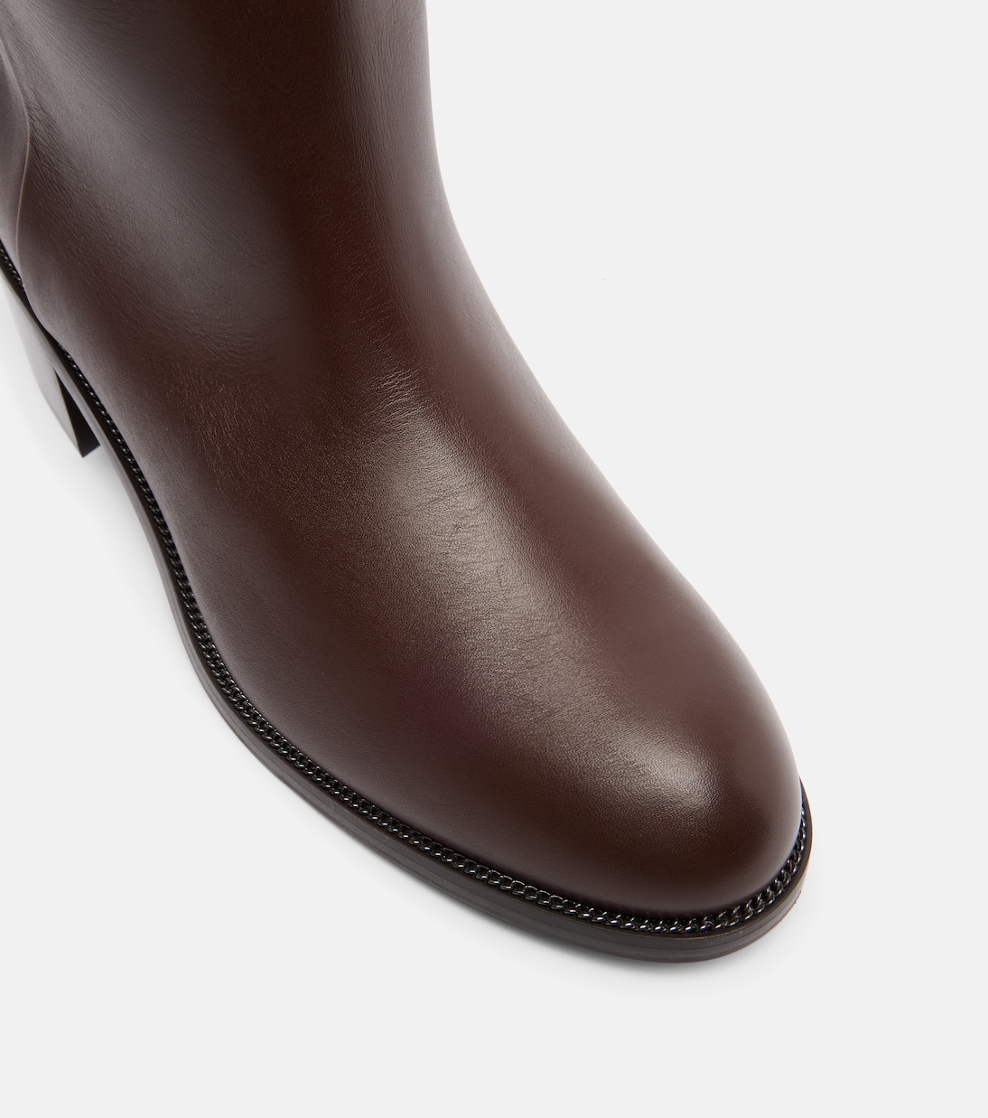 Sellier leather knee-high boots | Aquazzura