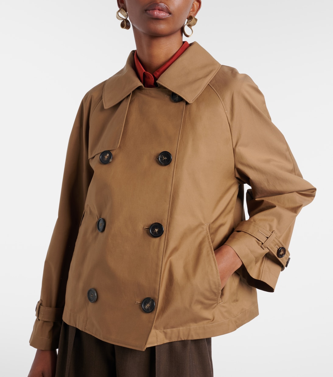 The Cube Tesoro cotton-blend twill jacket | Max Mara