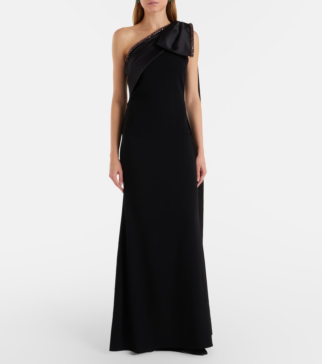 Verzierte Robe aus Crêpe | Roland Mouret