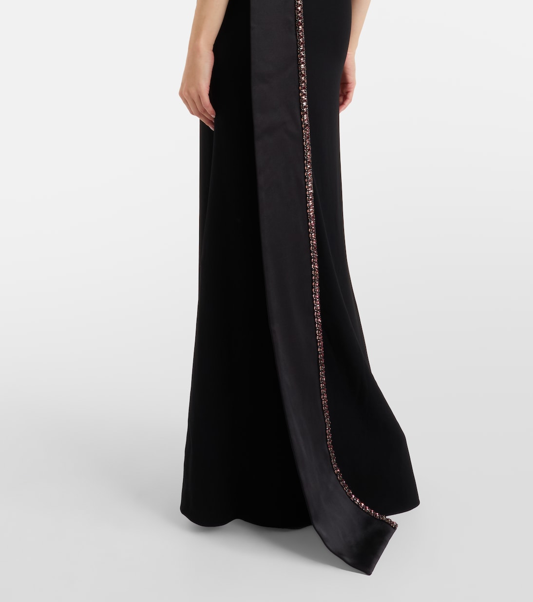 Verzierte Robe aus Crêpe | Roland Mouret