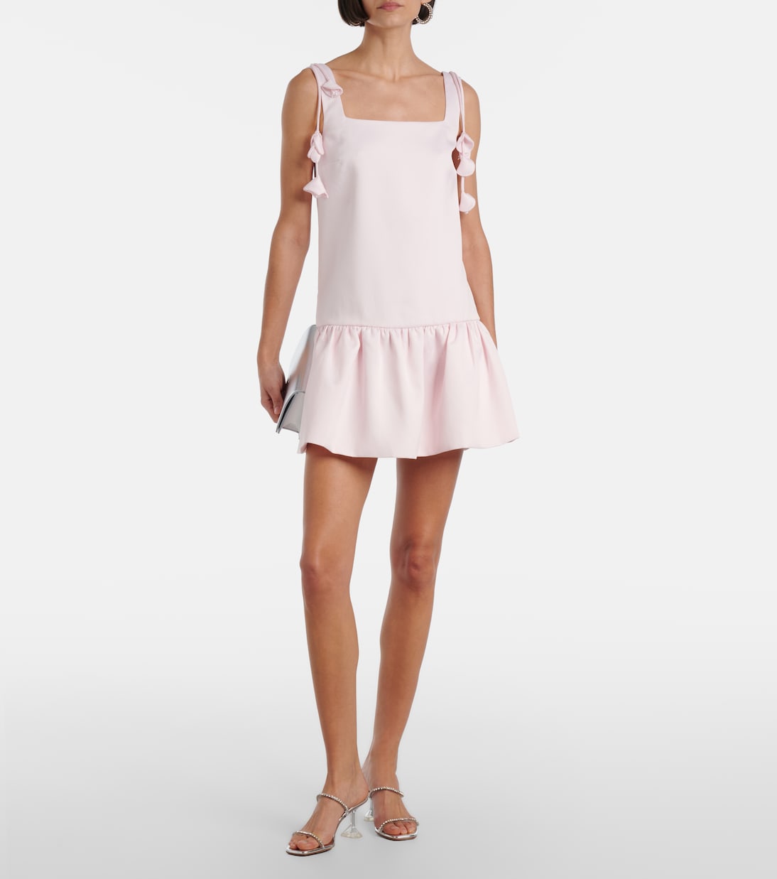 Minikleid aus Taft | Self-Portrait