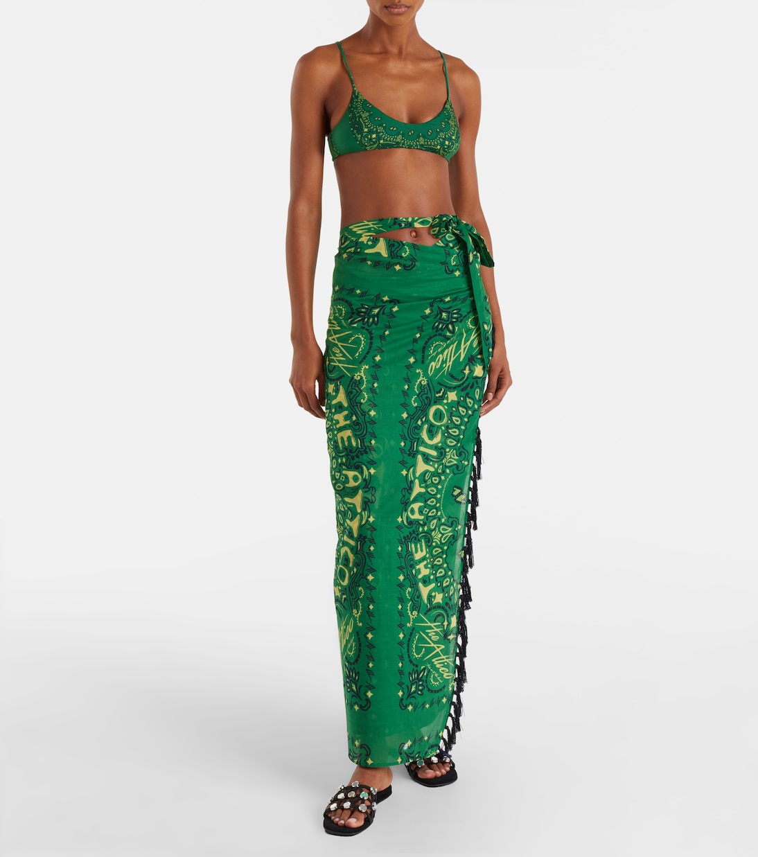 Pareo Bandana de muselina de algodón | The Attico