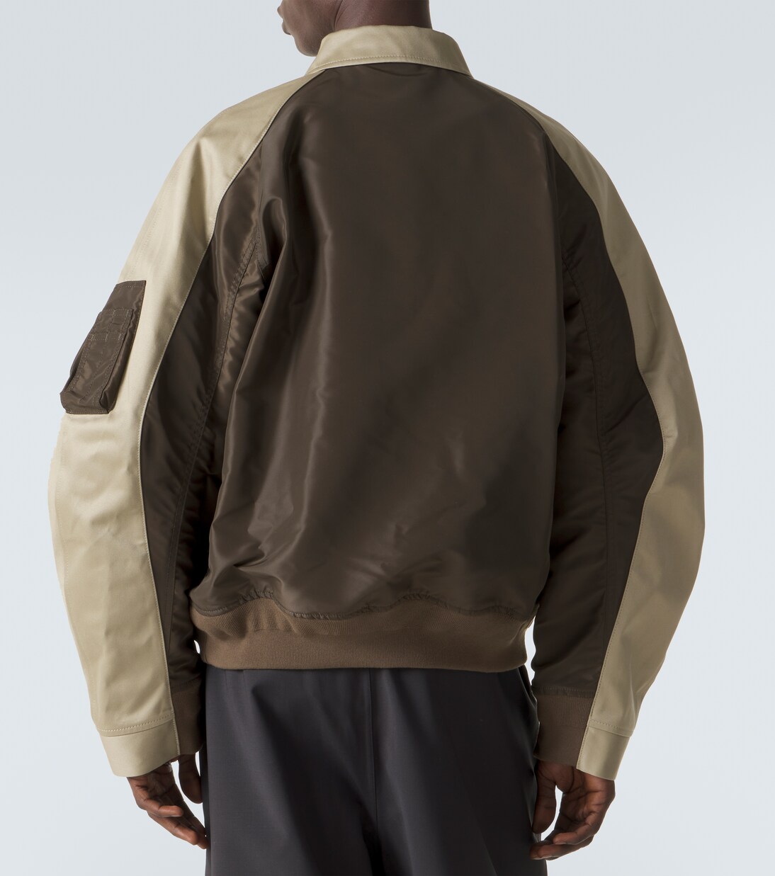 Cotton chino and twill blouson jacket | Sacai