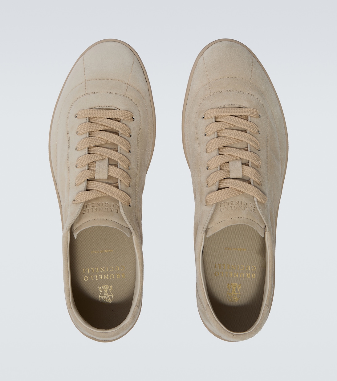 Sneakers in suede | Brunello Cucinelli