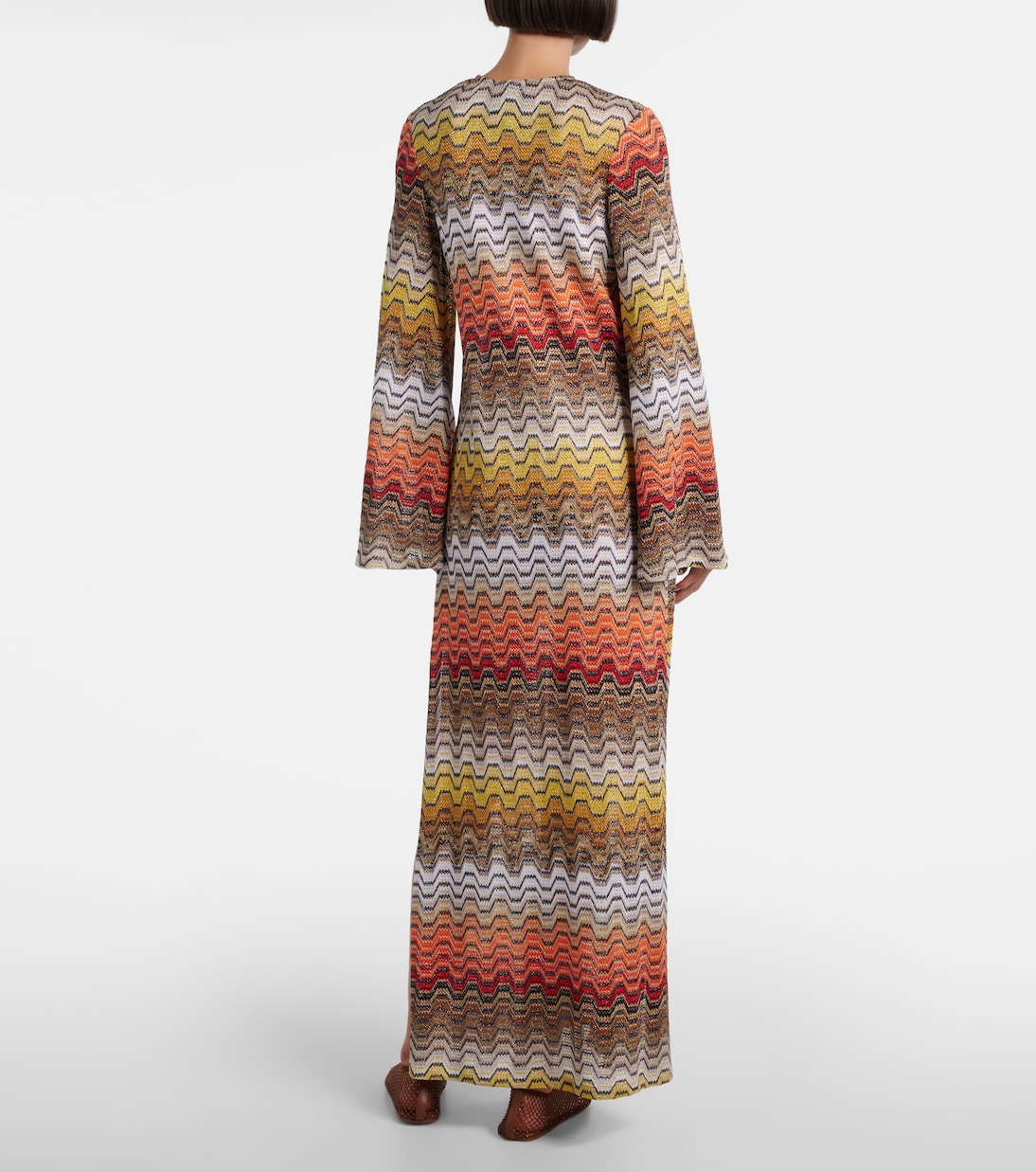 Wave lamé beach dress | Missoni