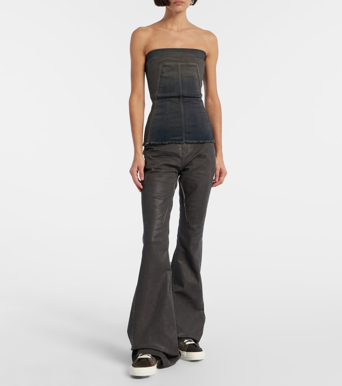 X Converse DRKSHDW One Star Pro Ox calf hair sneakers | Rick Owens