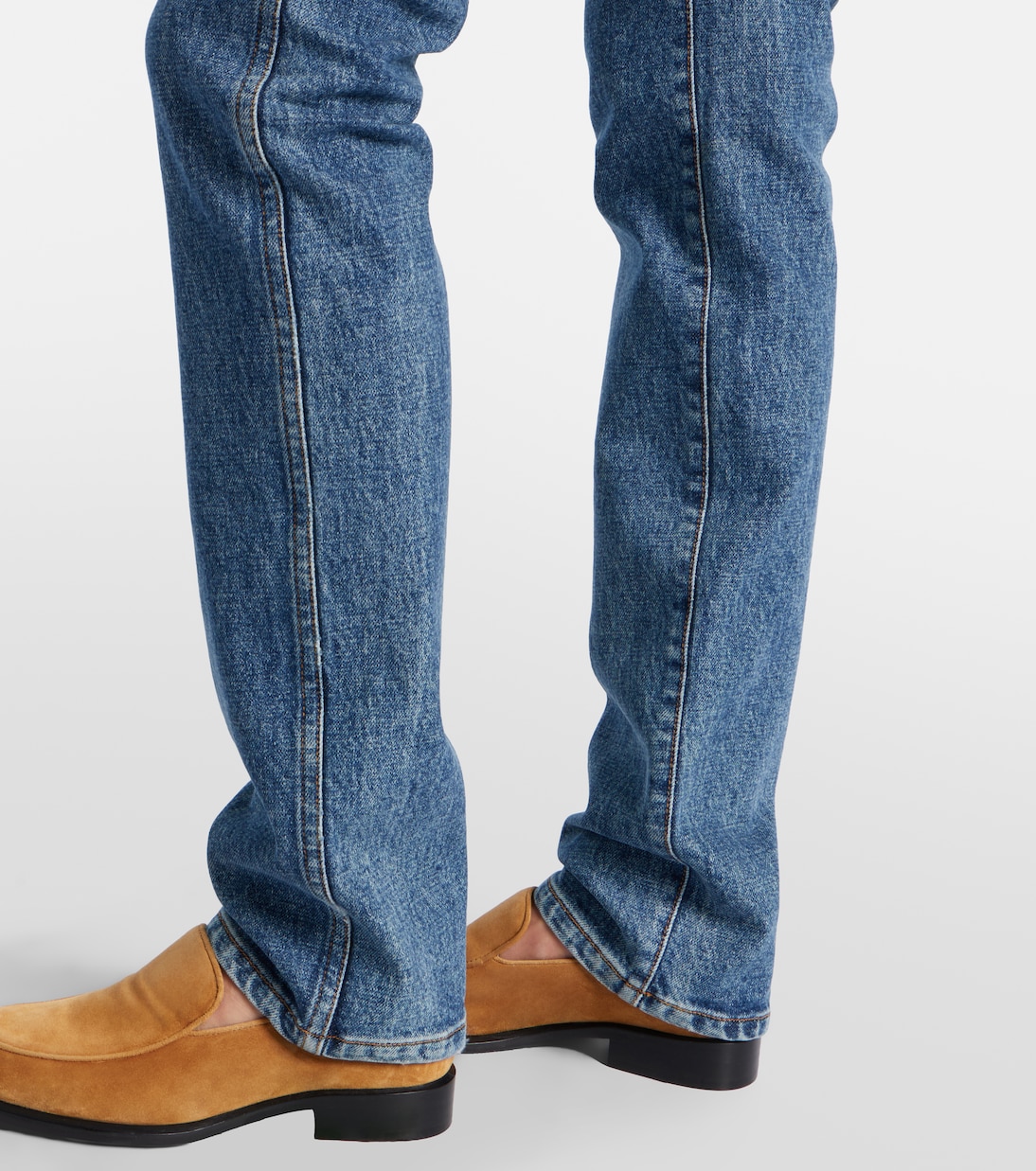 Jean slim Daria à taille mi-haute | Khaite