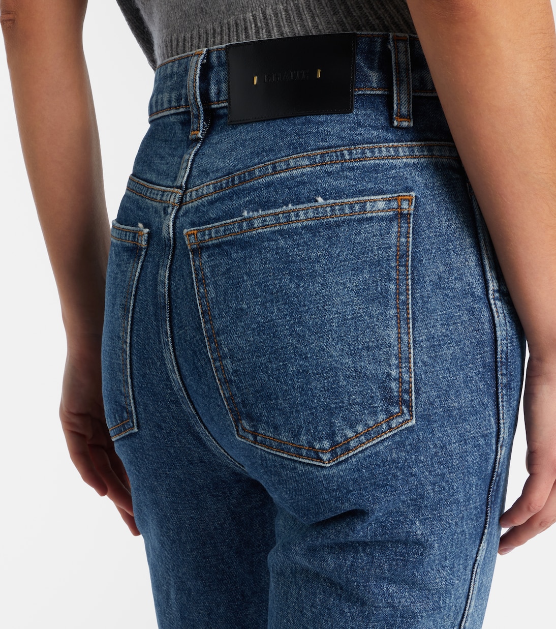 Jean slim Daria à taille mi-haute | Khaite