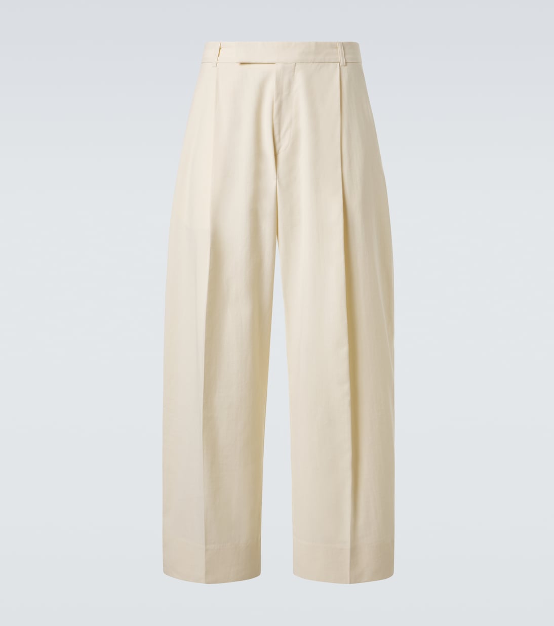 Pull cotton and linen wide-leg pants | Studio Nicholson