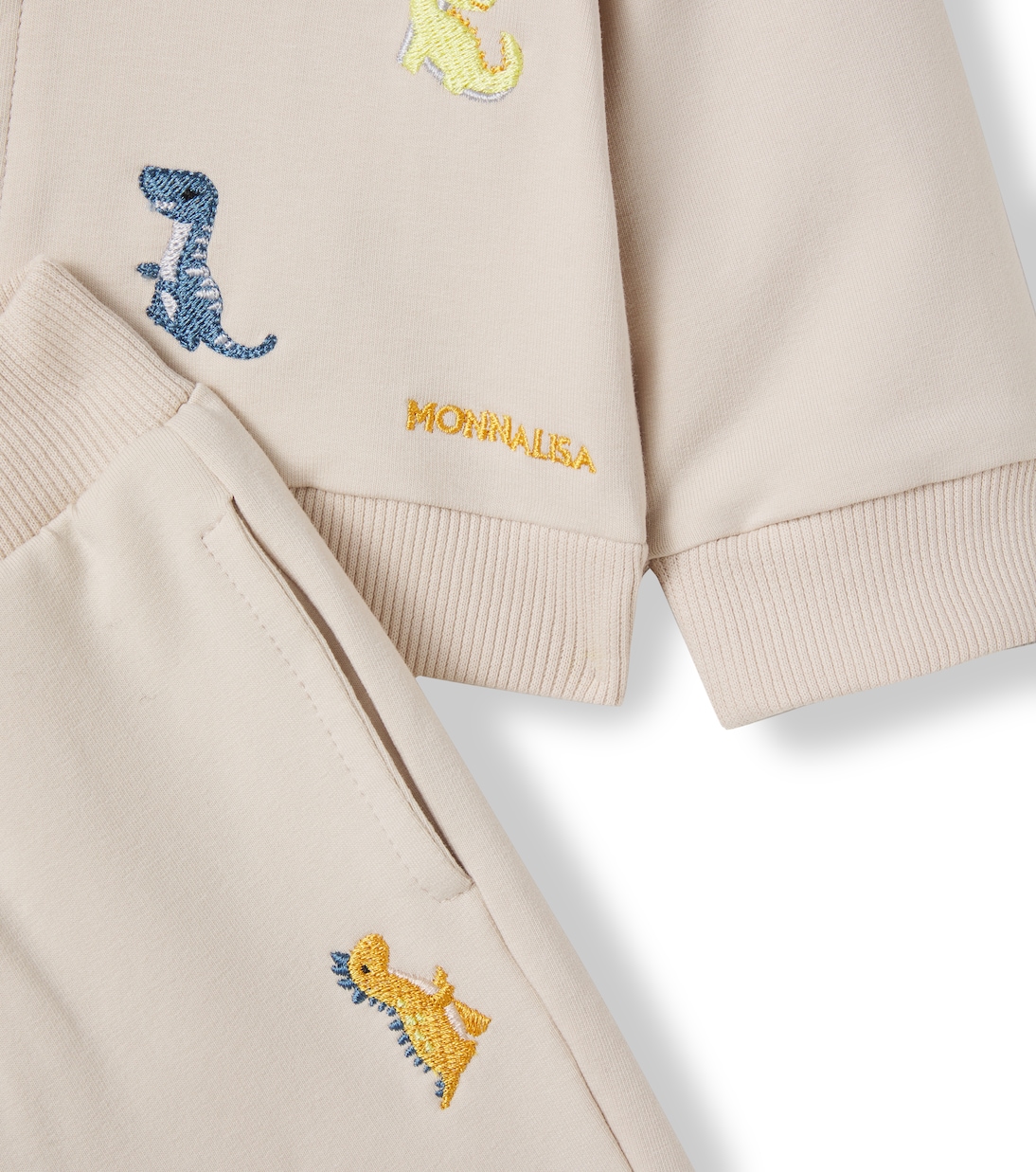 Bébé – Ensemble de survêtement en coton mélangé  | Monnalisa