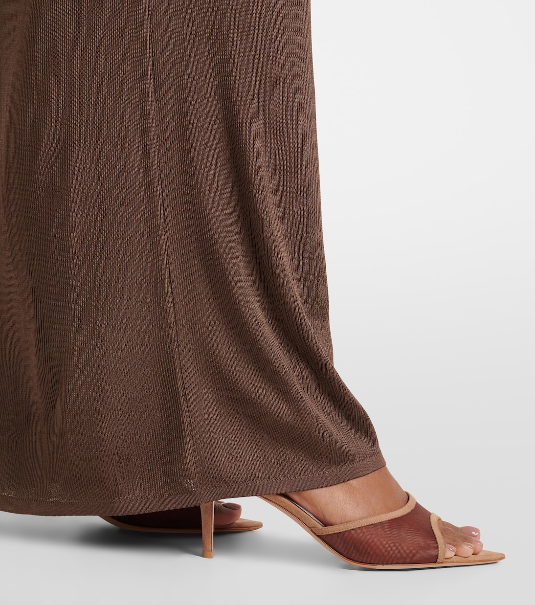 Pantoletten Sienna 70 mit Veloursleder | Gianvito Rossi