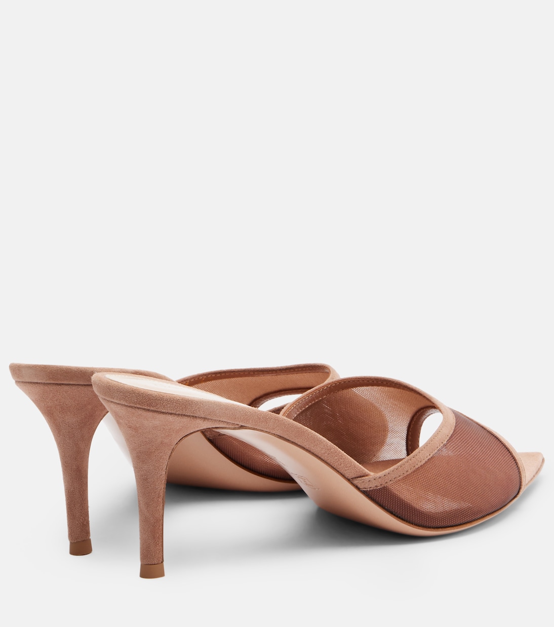 Pantoletten Sienna 70 mit Veloursleder | Gianvito Rossi