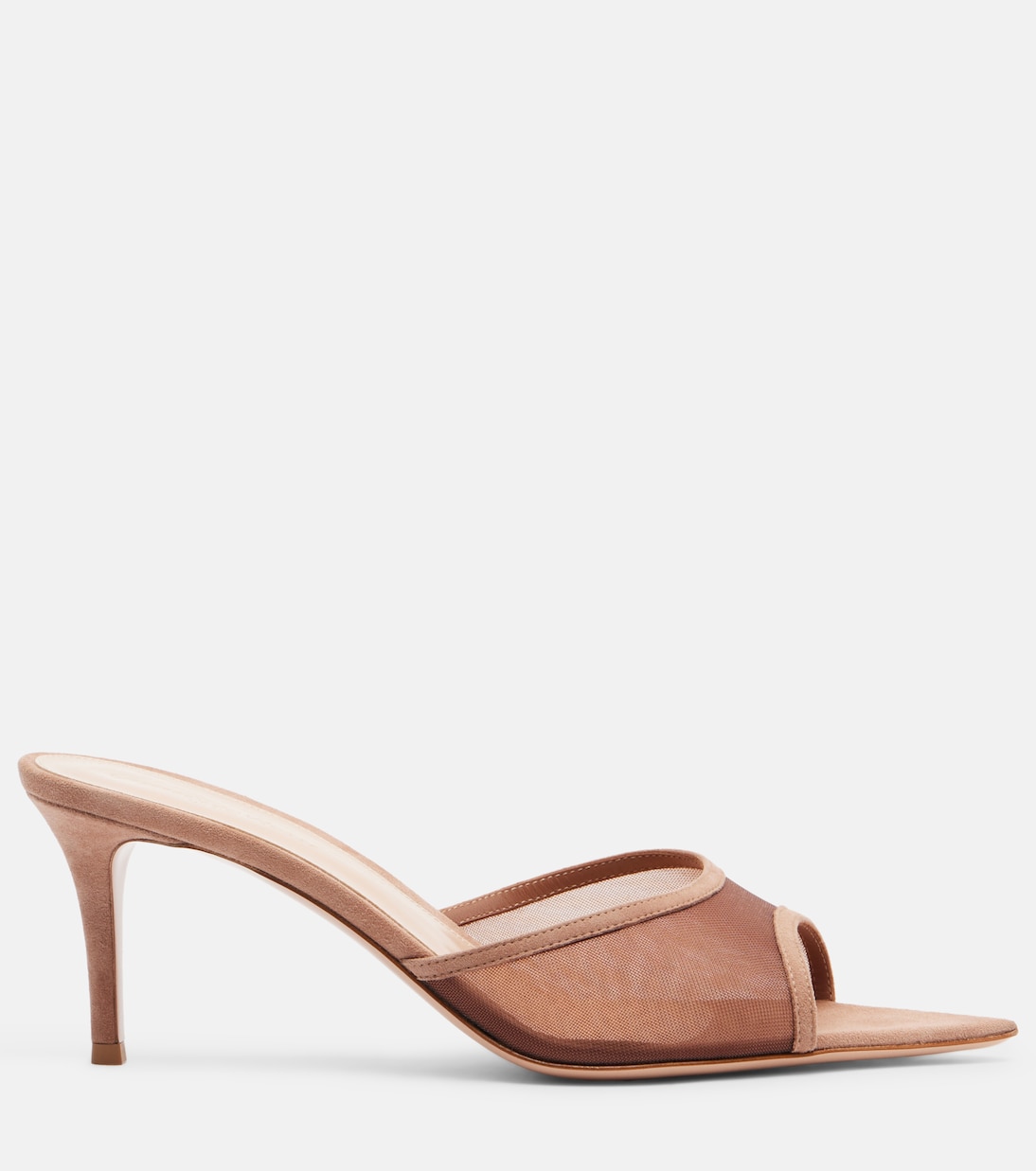 Pantoletten Sienna 70 mit Veloursleder | Gianvito Rossi