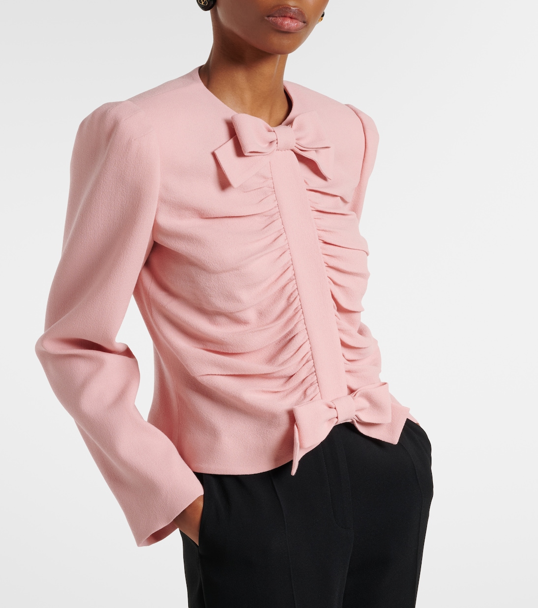 Jacke aus Schurwoll-Crêpe | Valentino