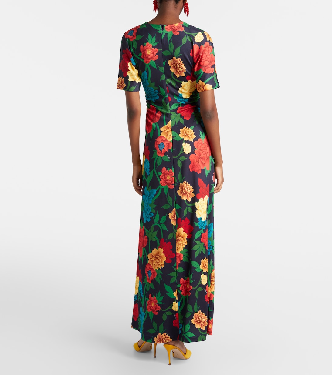 Robe longue Angelica à fleurs | La DoubleJ