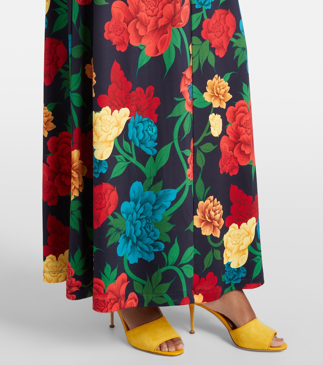 Robe longue Angelica à fleurs | La DoubleJ