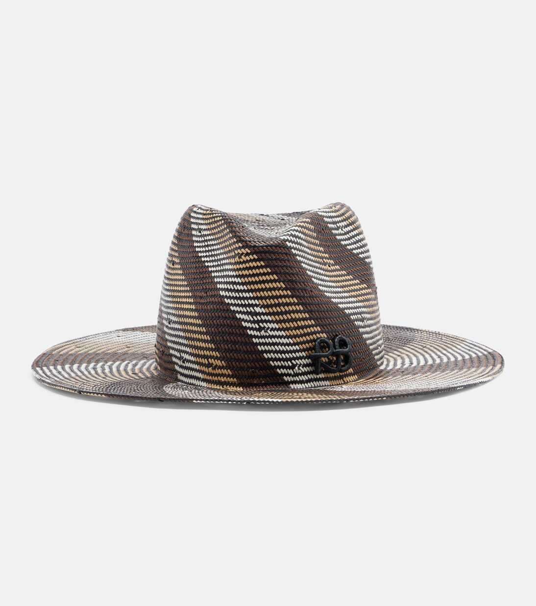 Striped straw fedora | Ruslan Baginskiy